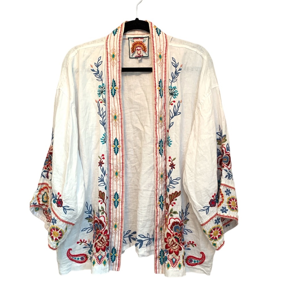 Johnny Was Linen Jacket